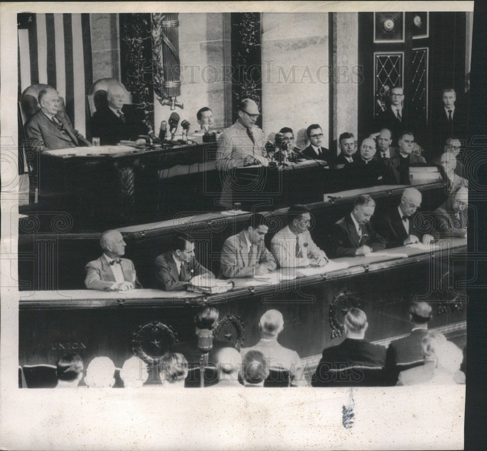 1952 Press Photo General Matthew Ridgway NATO commander session Congress Korean - Historic Images