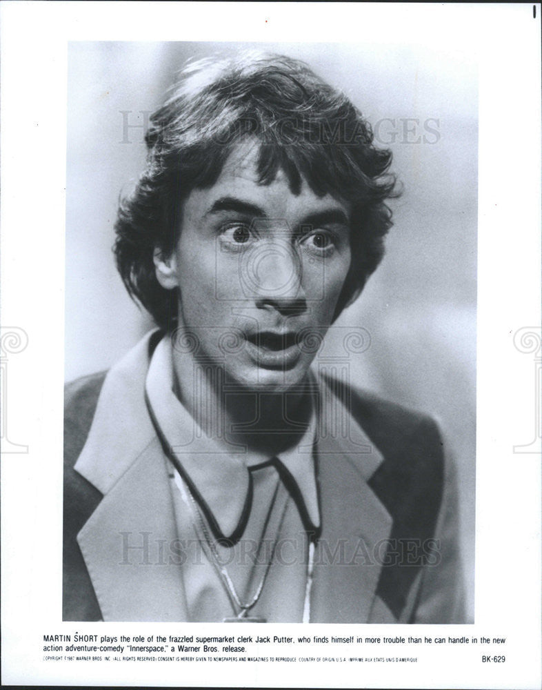 1990 Press Photo Martin Short Jack Putter Innerspace - Historic Images