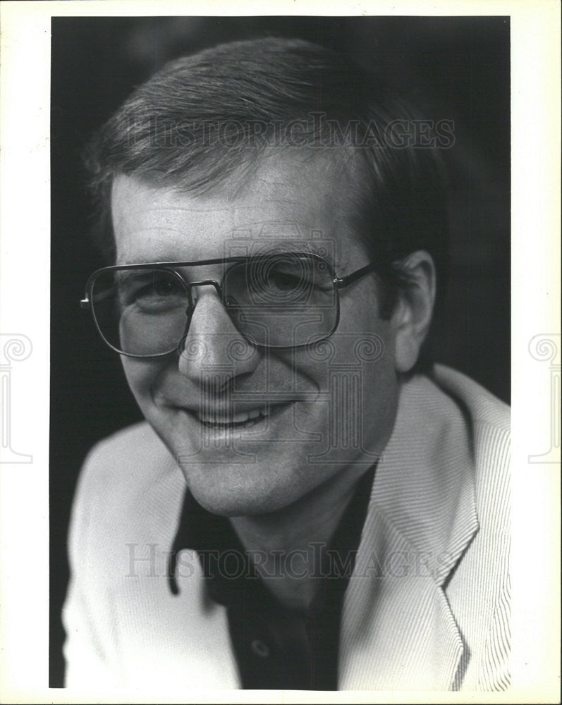 1983 Press Photo Chicago Ravinia Festival Assc, Maxim Shostakovich, Conductor - Historic Images