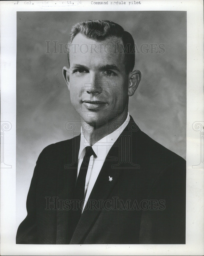 1969 Press Photo Astronaut Cosmonaut Spaceflight Command Pilot, Spacecraft - Historic Images