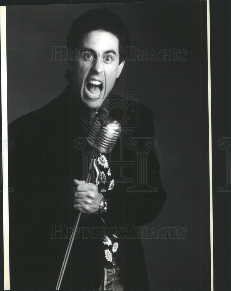 1991 Press Photo Jerry Seinfeld Actor Comedian NBC - Historic Images