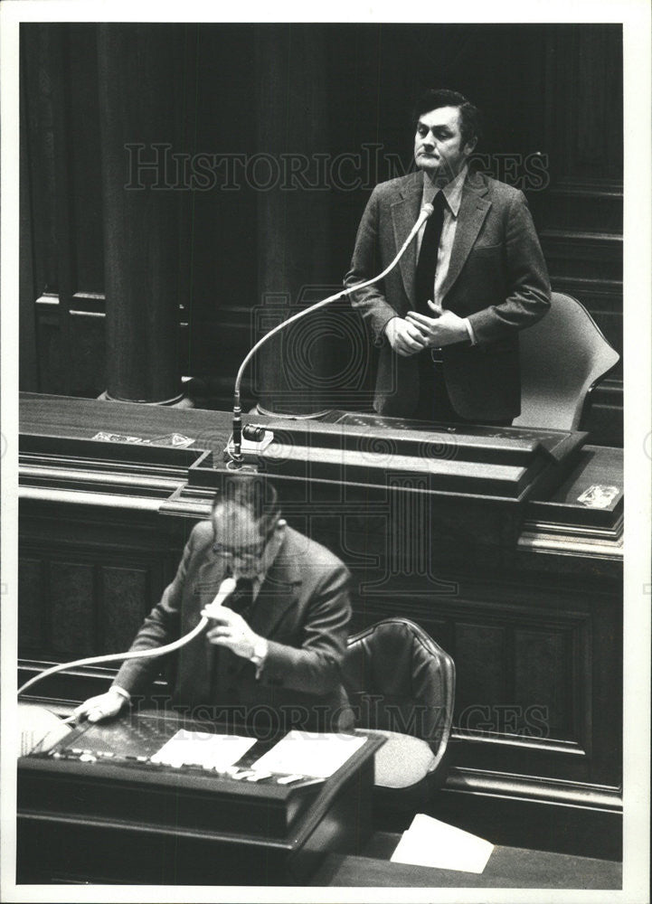 1981 Press Photo senator Phillip J. Rock - Historic Images