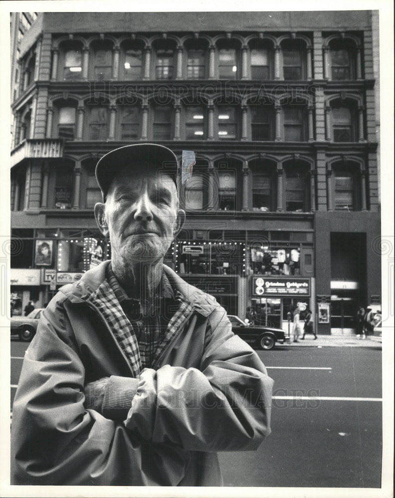 1987 Press Photo Arthur W. Van Osdel Building Design Granfather - Historic Images