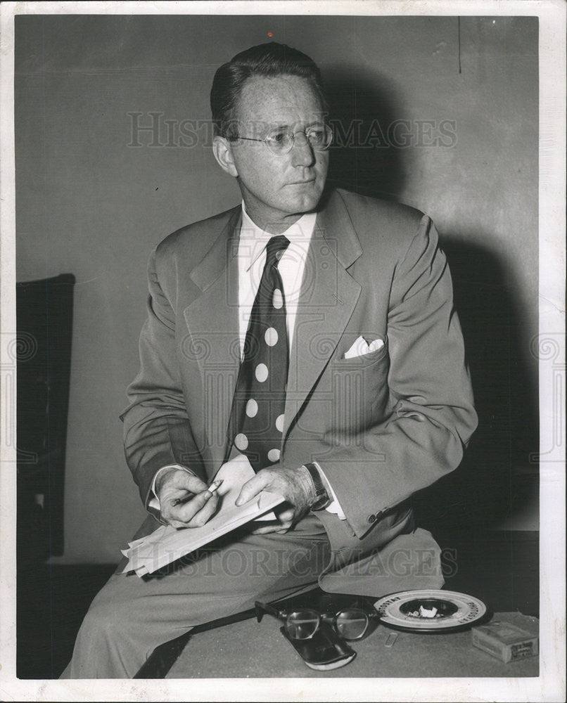 1953 Press Photo City Council Crime Committee Topnotch Chief Investigator - Historic Images