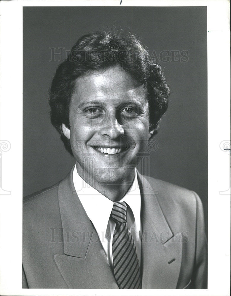 1983 Press Photo Bob Sirott, Reporter TV- WBBM - Historic Images