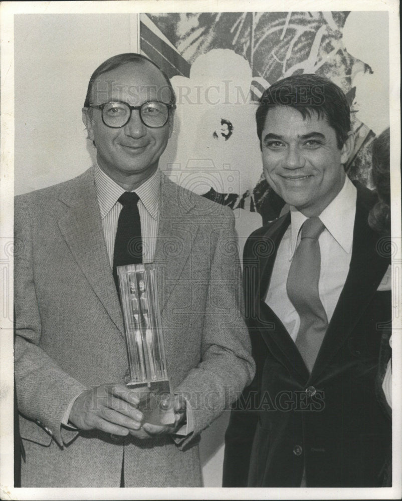 1980 Press Photo Actor Neil Simon and Critic Rex Reed - Historic Images