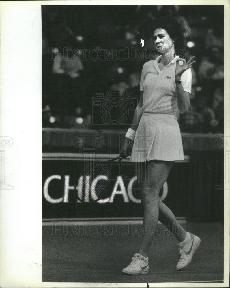 1984 Press Photo Pam Shriver  Wendy Turnbull Saturday Pavilion Jarvinen - Historic Images