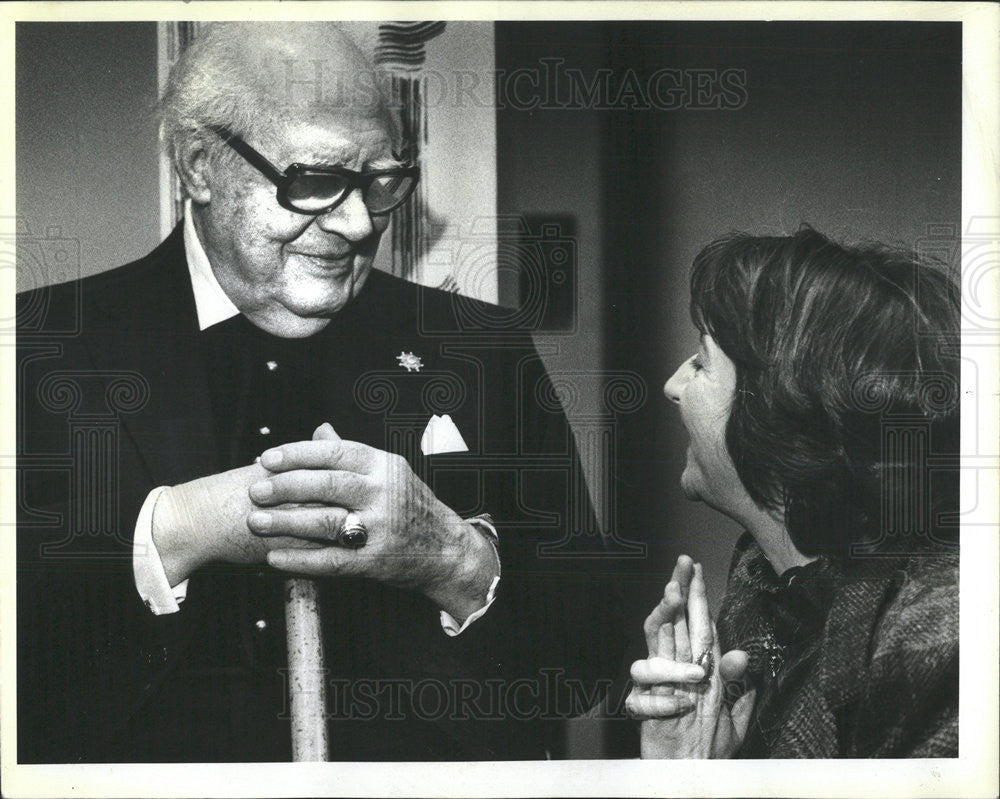 1983 Press Photo Maestro Andres Segovia Maria-Elena Maharg - Historic Images