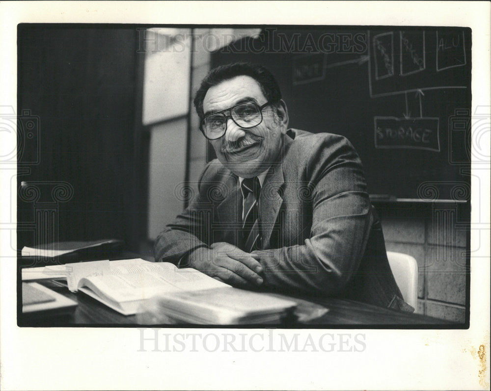 1988 Press Photo Israels 1948 War Volunteer Milton Schulman @  DePaul Universty - Historic Images