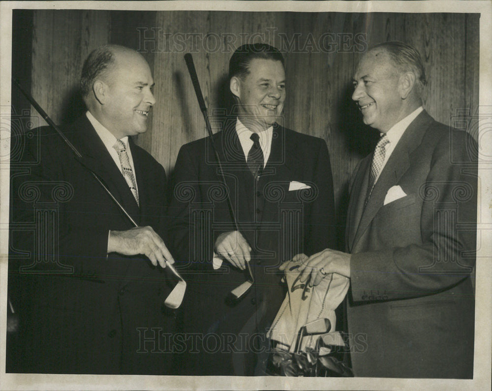 1953 Press Photo Stanley McGiveran Toled Chicago Robert Walker Miller Detroit - Historic Images