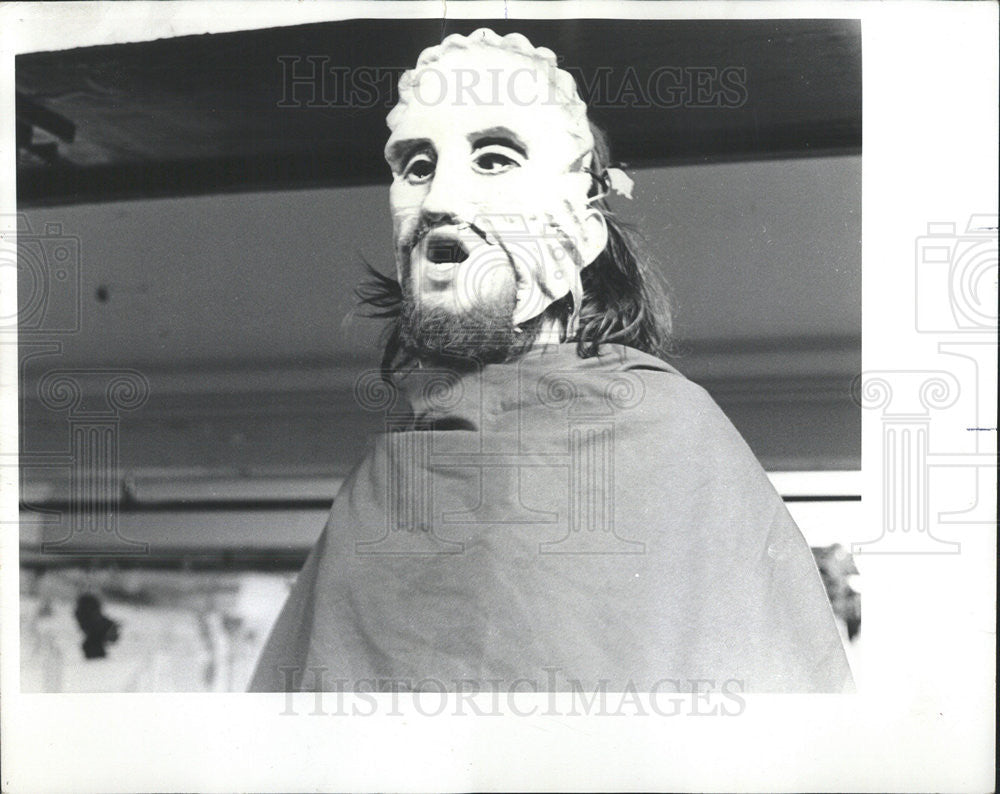 1973 Press Photo Bill Williams Antigone Opera Free Theater - Historic Images