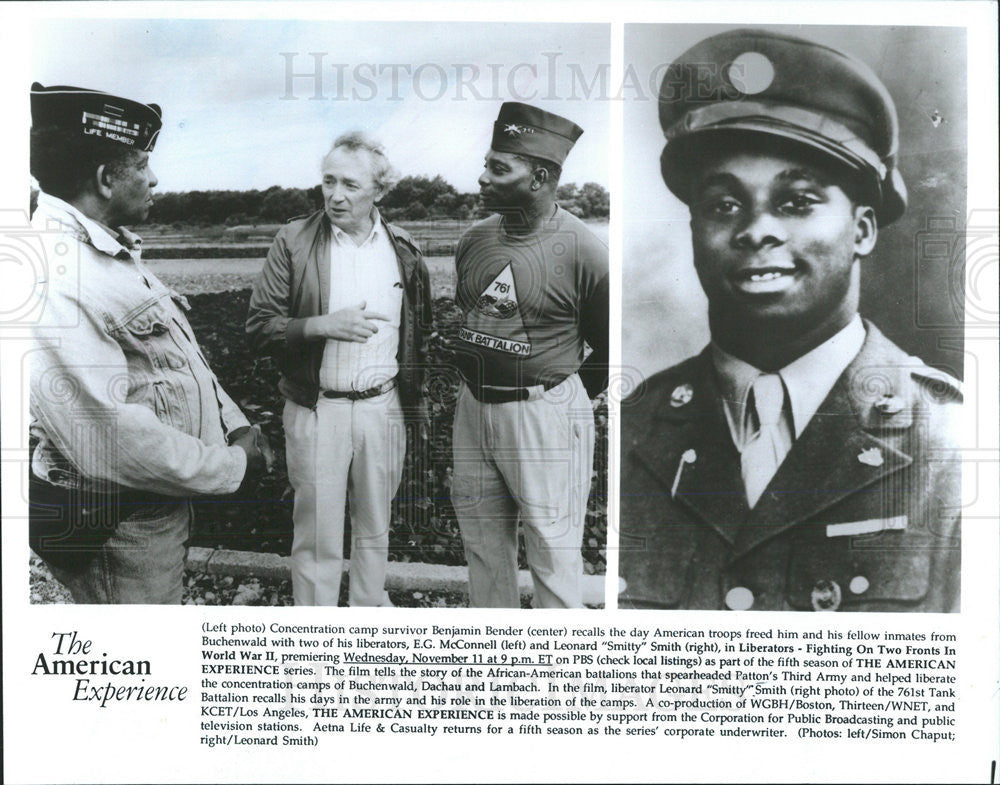 1993 Press Photo Benjamin Bender, E.G. McConnell and Leonard Smith - Historic Images