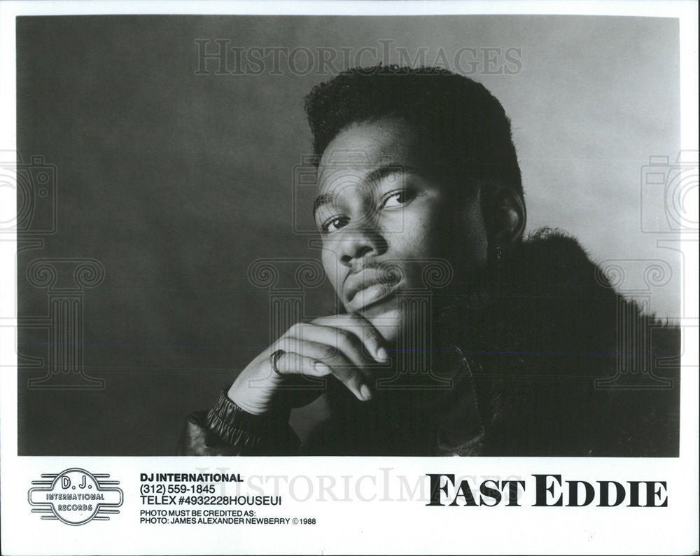 1995 Press Photo Recording Artist Drugs Police Fast Eddie Men Broke West Side - Historic Images