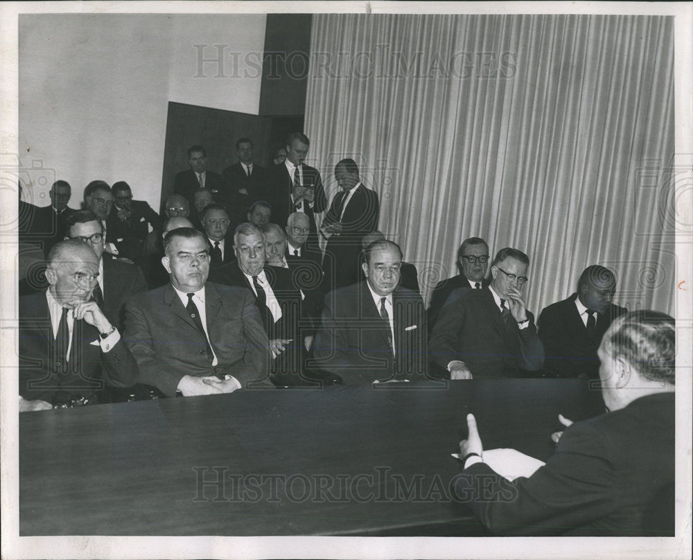 1963 Press Photo Richard Joseph Daley Chicago - Historic Images