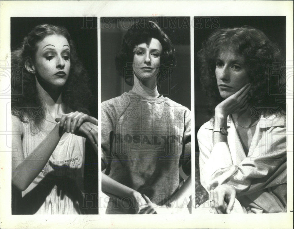 1980 Press Photo Laraine Newman American program NBC night life Snap Pose - Historic Images