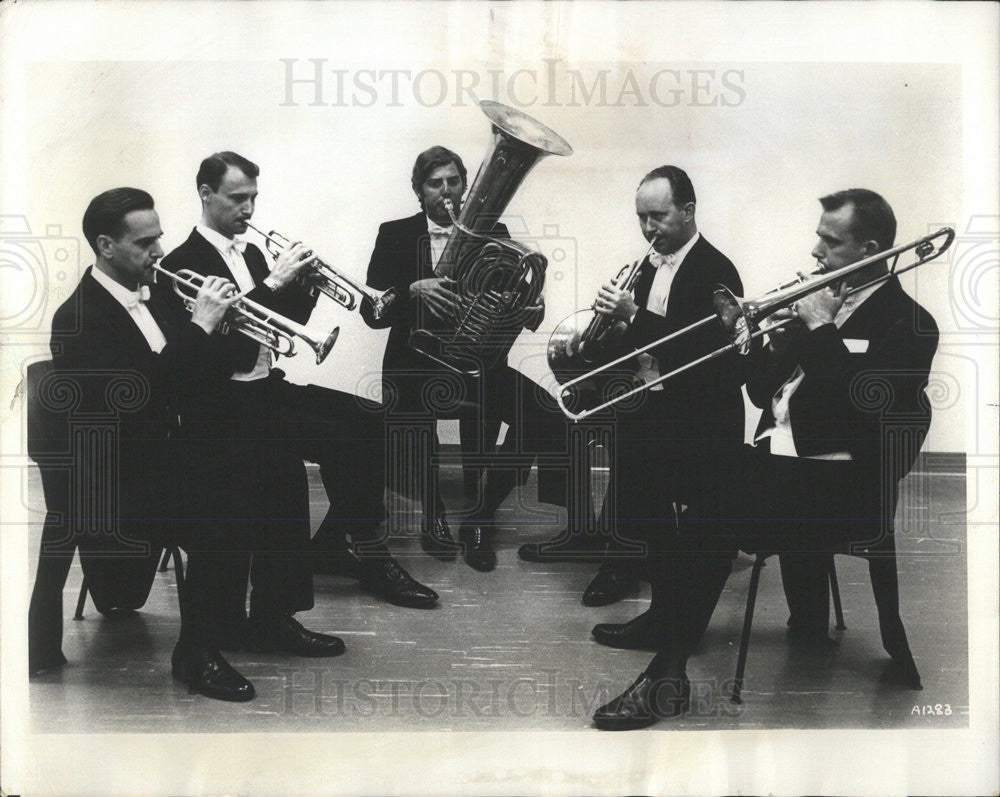 1969 Press Photo The New York Brass Quintet - Historic Images