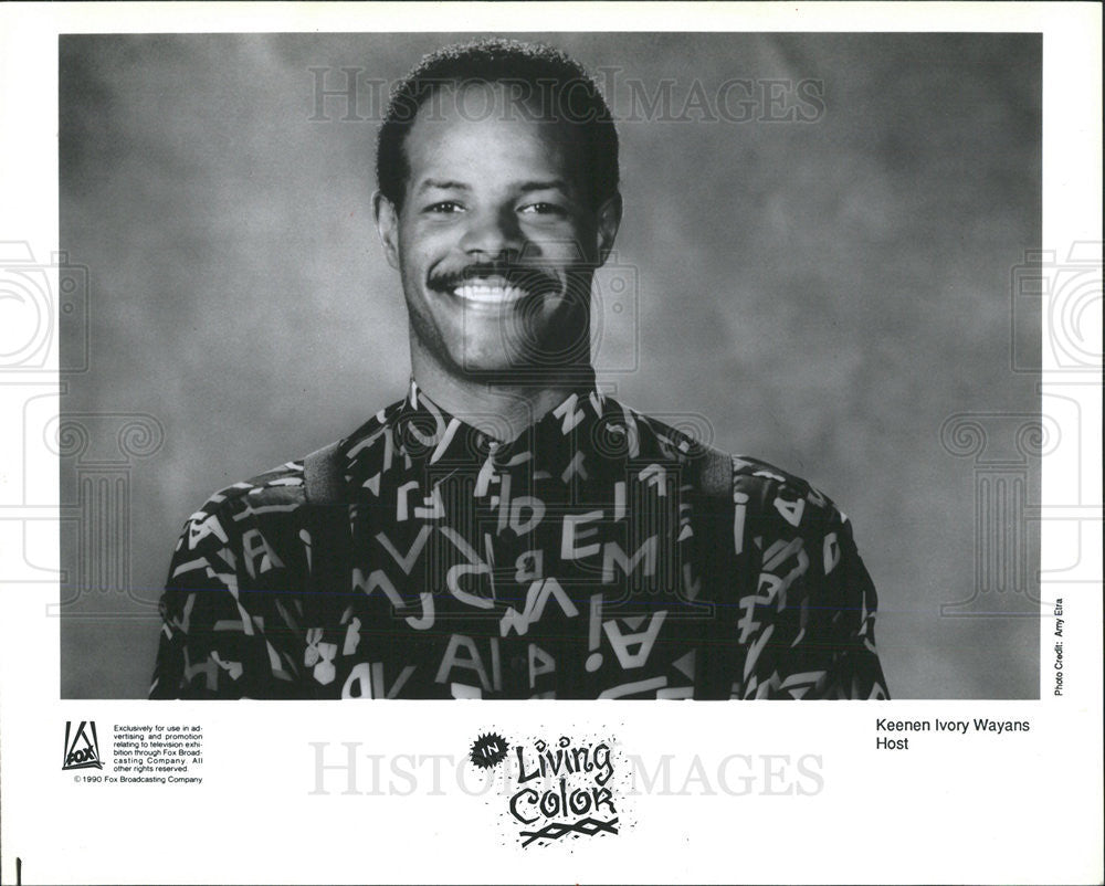1990 Press Photo Keenen Ivory Wayans "In Living Color" - Historic Images