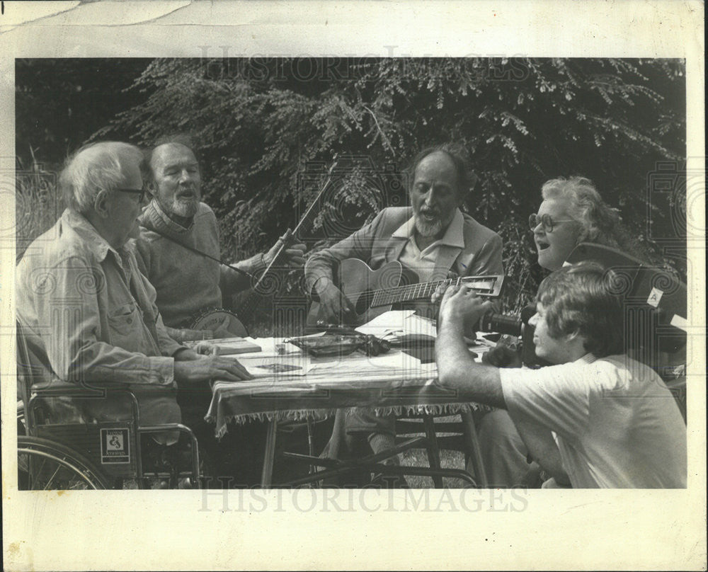 1982 Press Photo Ark City Utah Question Park City Annual Festival Carnegie Hall - Historic Images