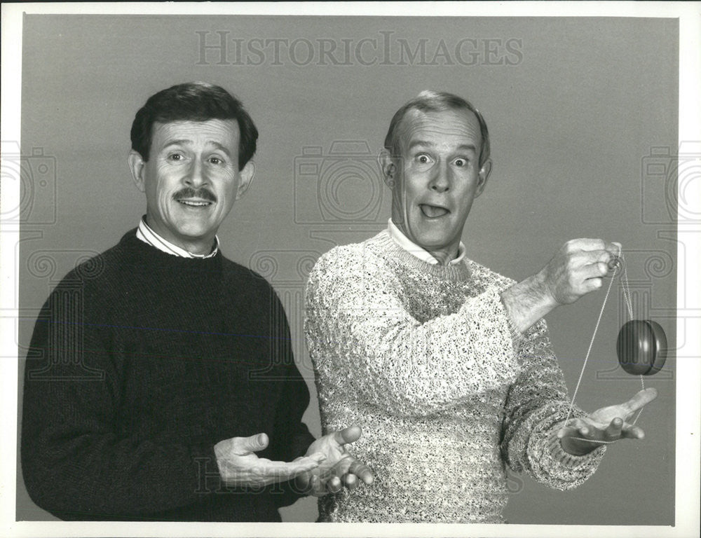 1989 Press Photo Dick Smother Tom Smother Brother Comedy Hour CBS TV Network - Historic Images