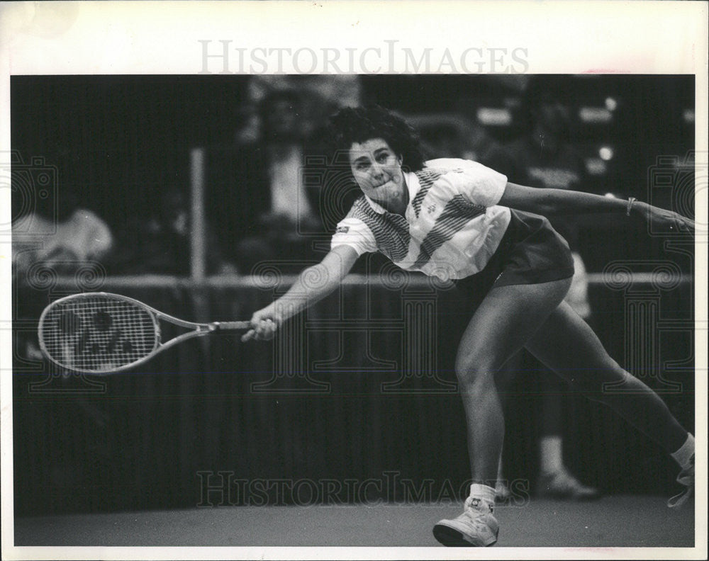 1990 Press Photo Pam Shriver Professional Tennis Player - Historic Images