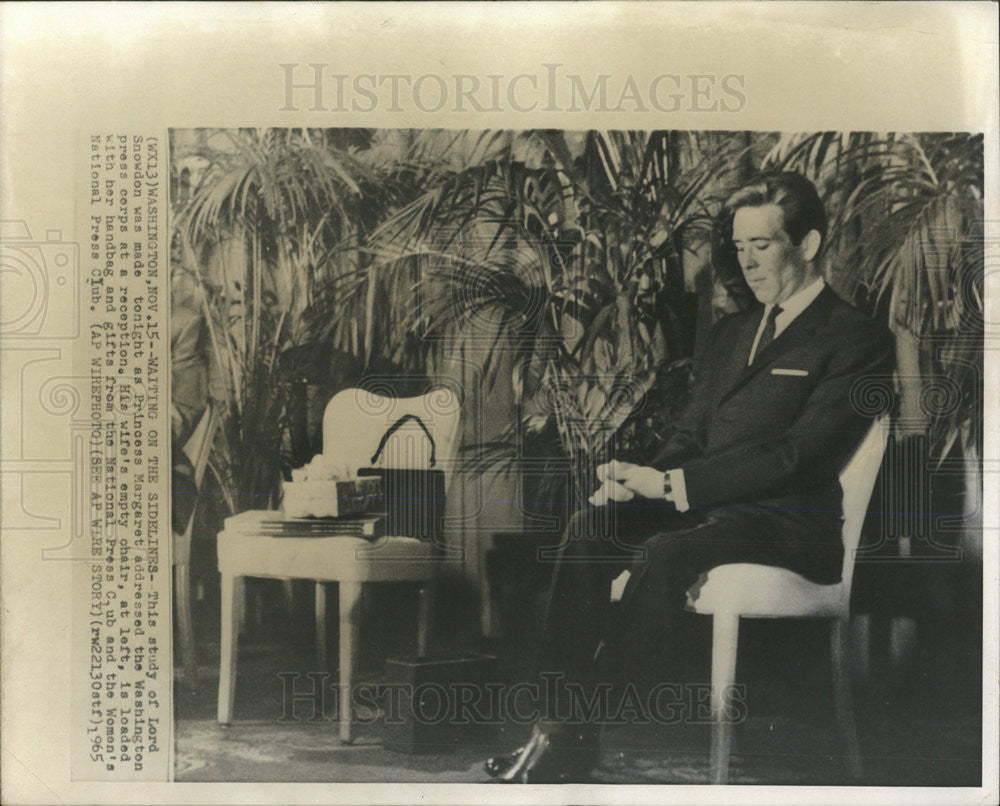 1965 Press Photo Lord Snowdon - Historic Images