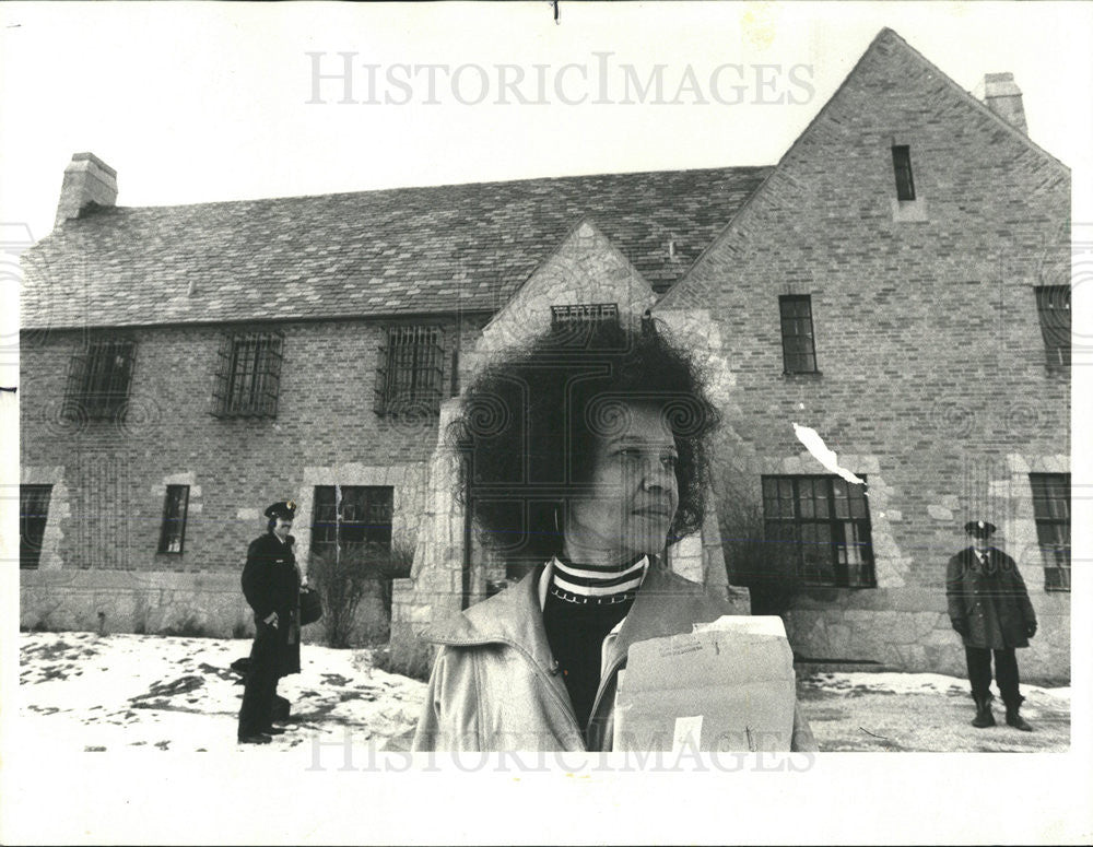 1977 Press Photo Maxine Smith Segregated Confinement Dwight Womens Penitentiary - Historic Images