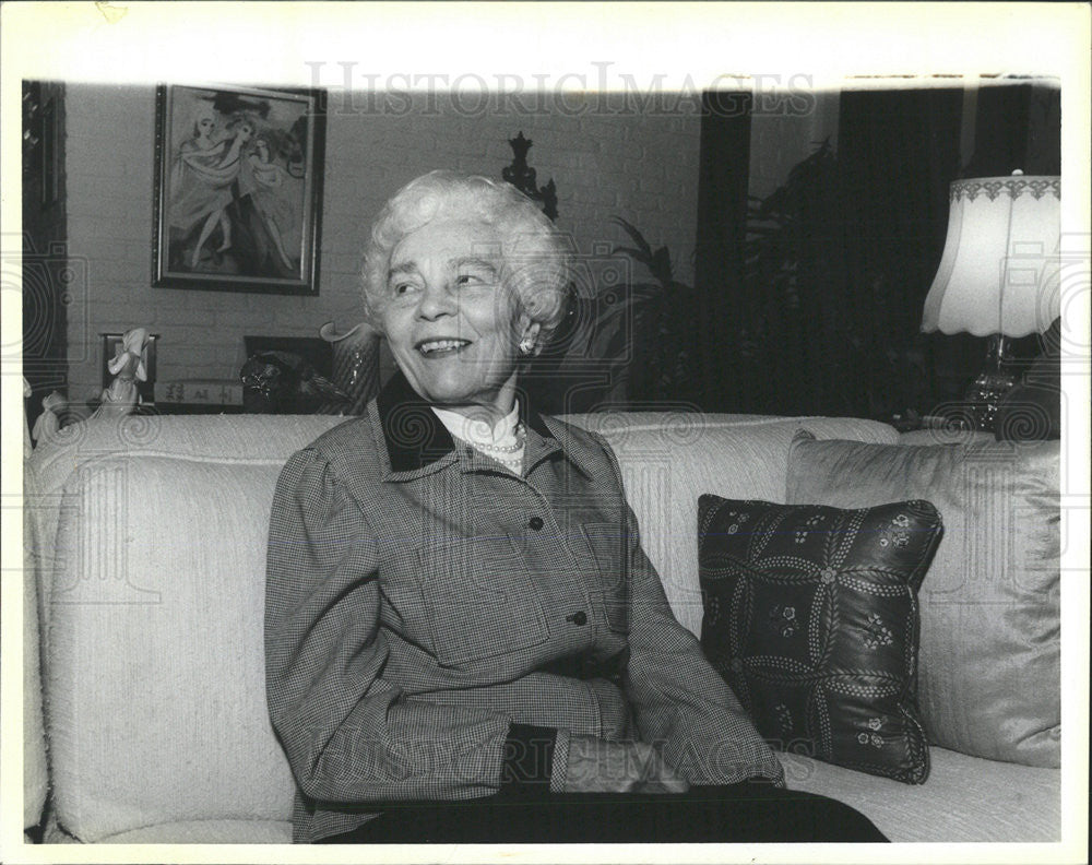 1986 Press Photo Matilda Vrdolyak, the alderman&#39;s mother - Historic Images