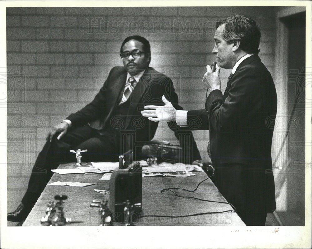 1983 Press Photo Edward Vrdolyak Chicago City Politician & Lawyer - Historic Images