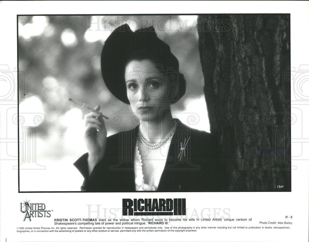 1995 Press Photo Kristin Scott-Thomas in "Richard III" - Historic Images