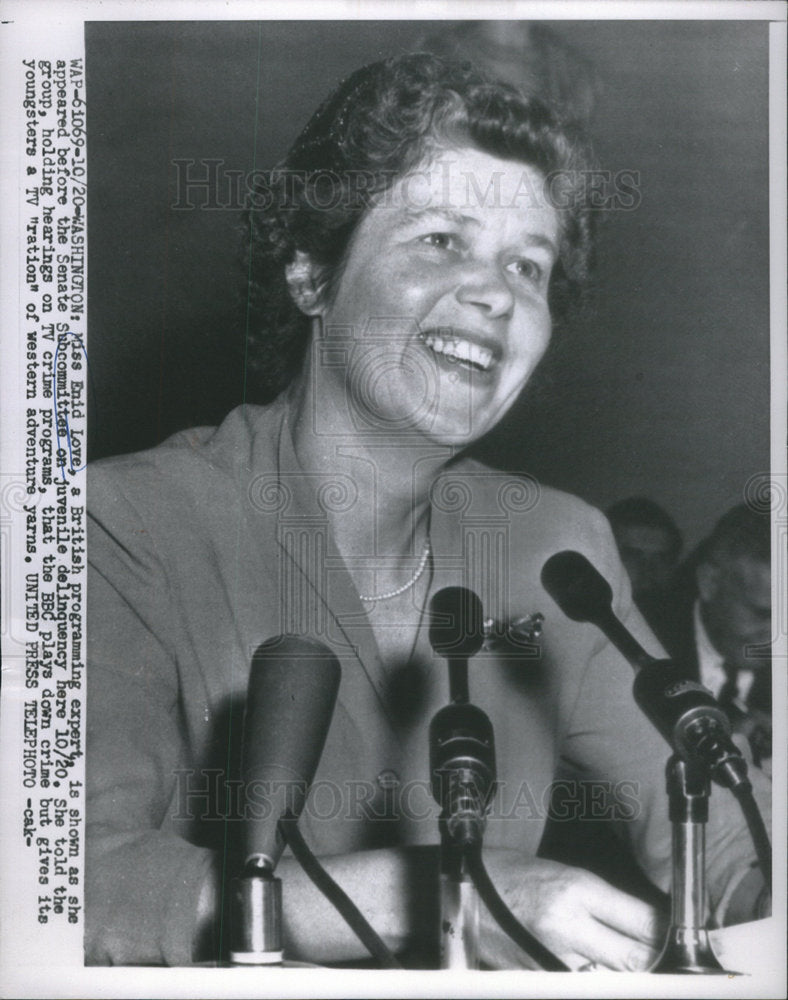 1954 Miss Enid Love, a British programming expert-Historic Images