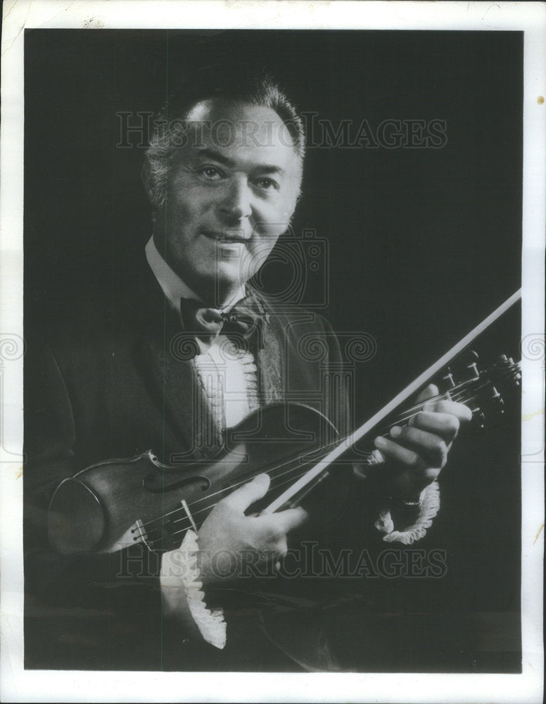 1974 Harry Love, Violinist- Known For Playing Love Songs - Historic Images