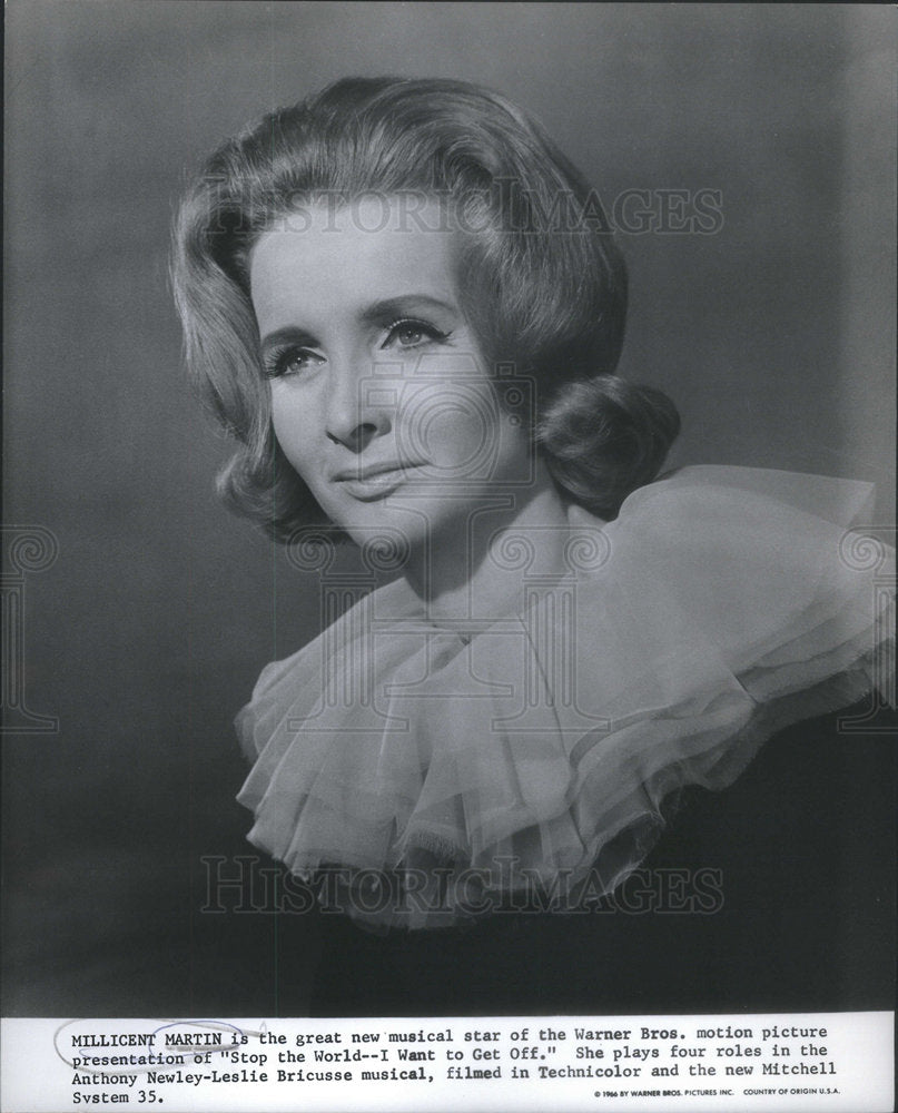 1967 Musical Star Millicent Martin Warner Brothers - Historic Images