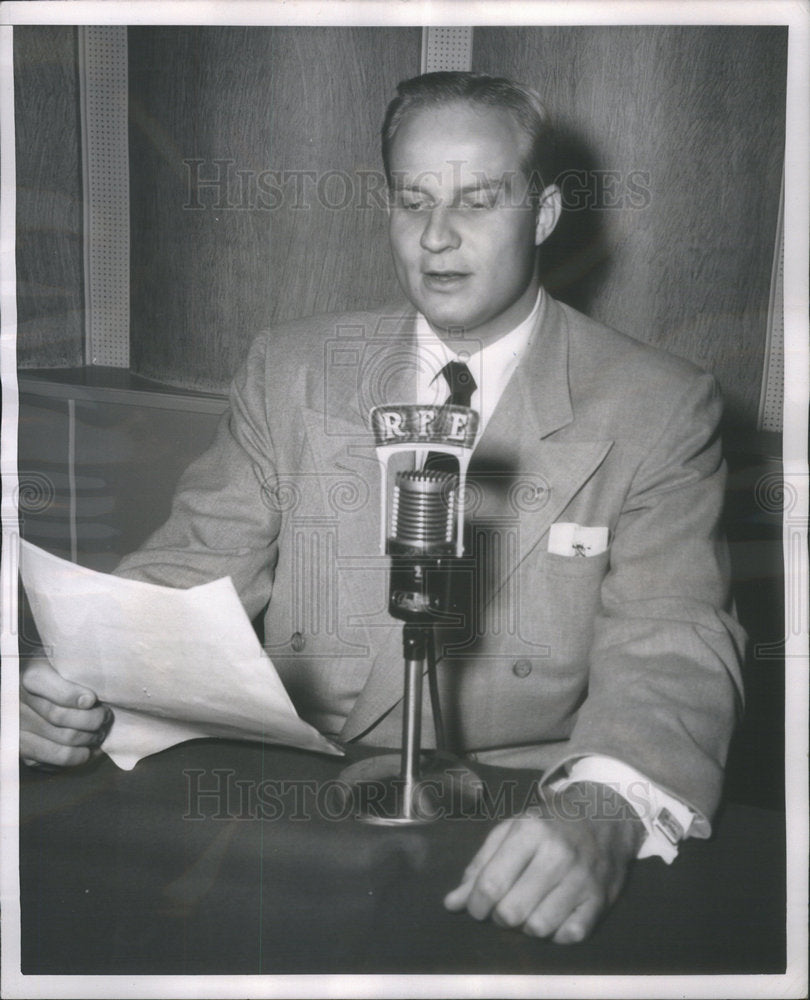 1954 John M. King, Vice President of US Junior Chamber of Commerce-Historic Images