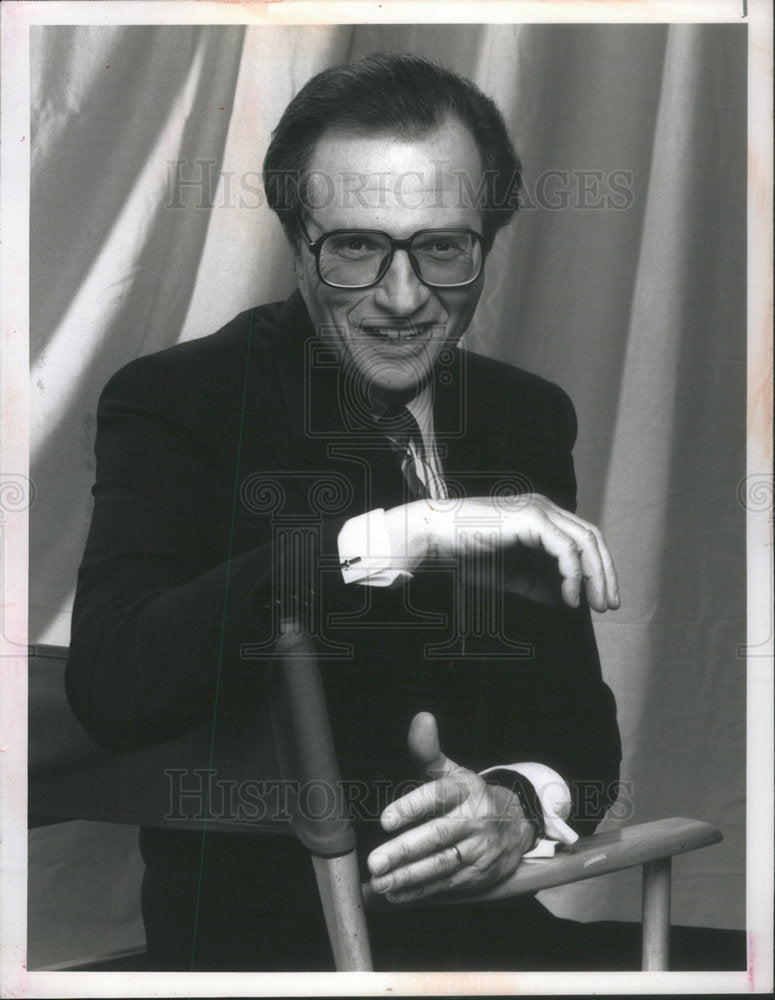 1995 Larry King Rado Perconality-Historic Images