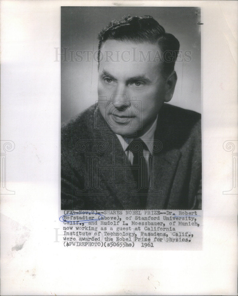 1961 Robert Hofstadter Stanford University California Rudolf Munich-Historic Images