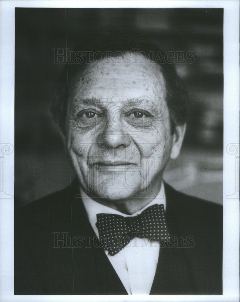 1986 MARSHALL HOLLEB PRESIDENT CHICAGO THEATRE PRESERVATION GROUP-Historic Images