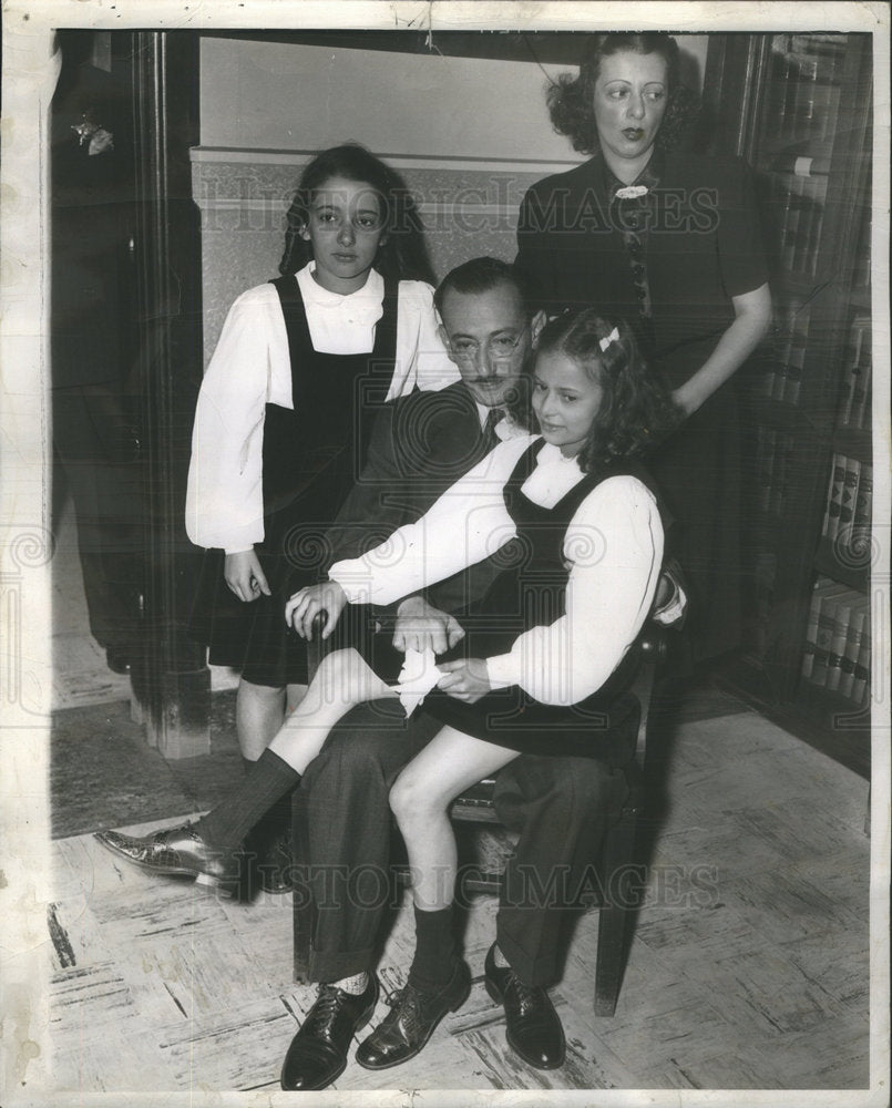 1950 Press Photo Attorney Ben Short Judge Joseph Graber Court Norma Edith Crime - Historic Images
