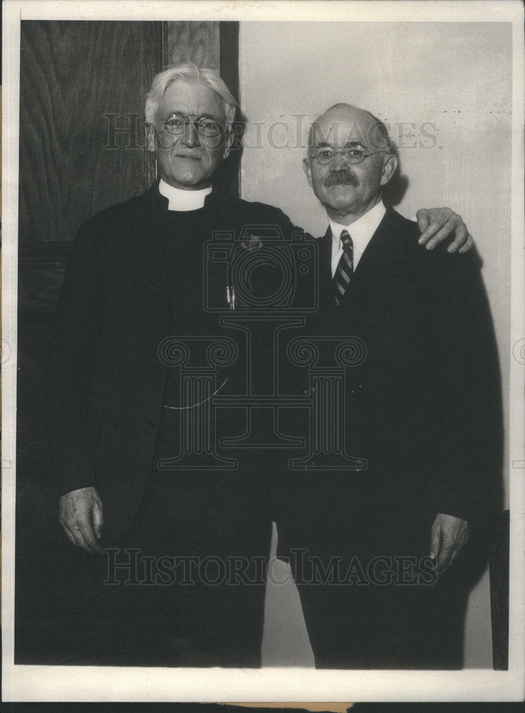 1930 Rev Mr Elliott White Ben Lindsay William Manning Grace Church-Historic Images