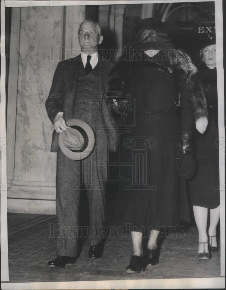 1939 Mrs James Hamilton Lewis Senator James wife State funeral-Historic Images