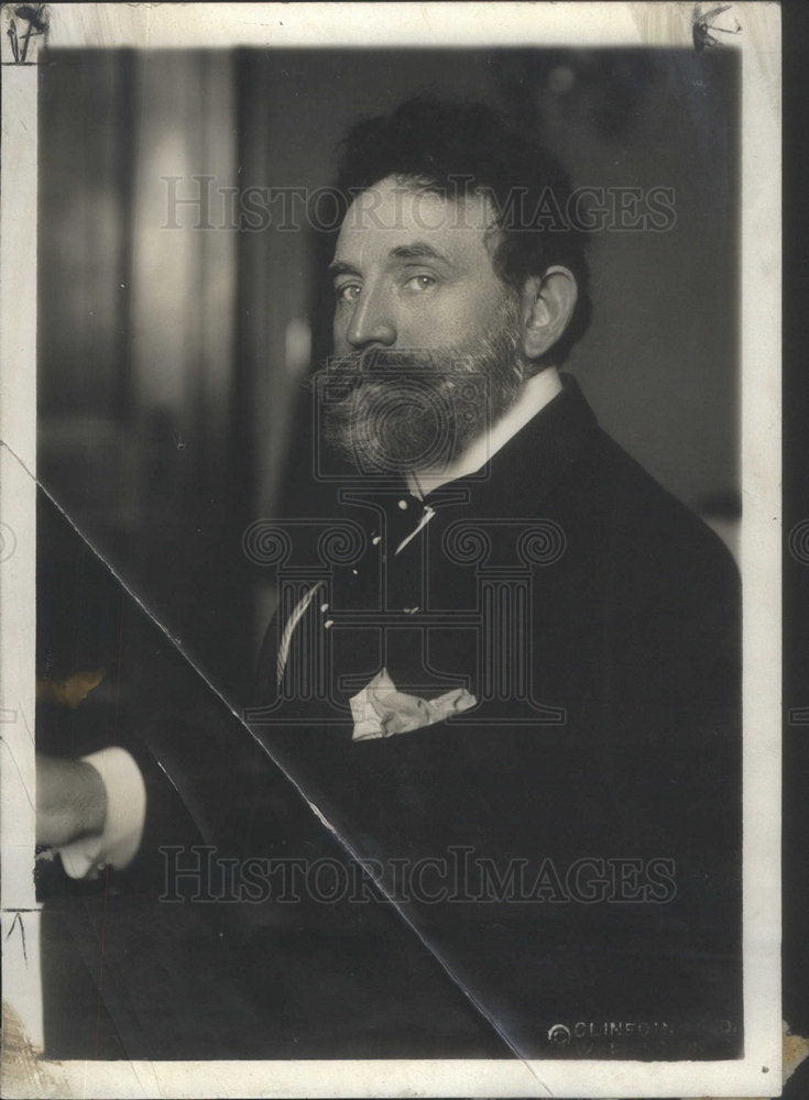 1939 Press Photo Lewis Picturesque Whiskers - RSC02271- Historic Images