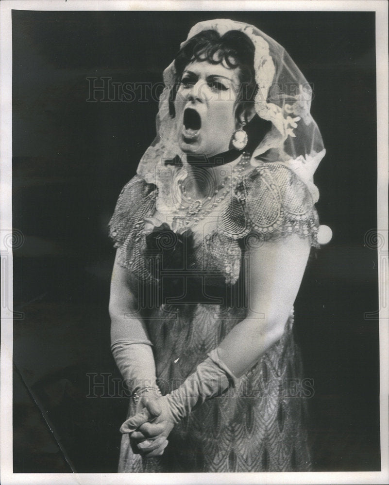 1971 Janis Martin Floria Tosca Country Musical Singer - Historic Images