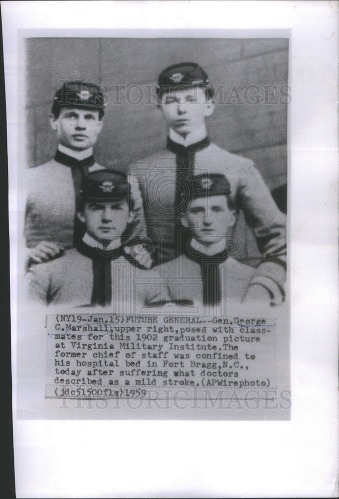 1959 General George C Marshall Classmates 1902 Graduation Military-Historic Images