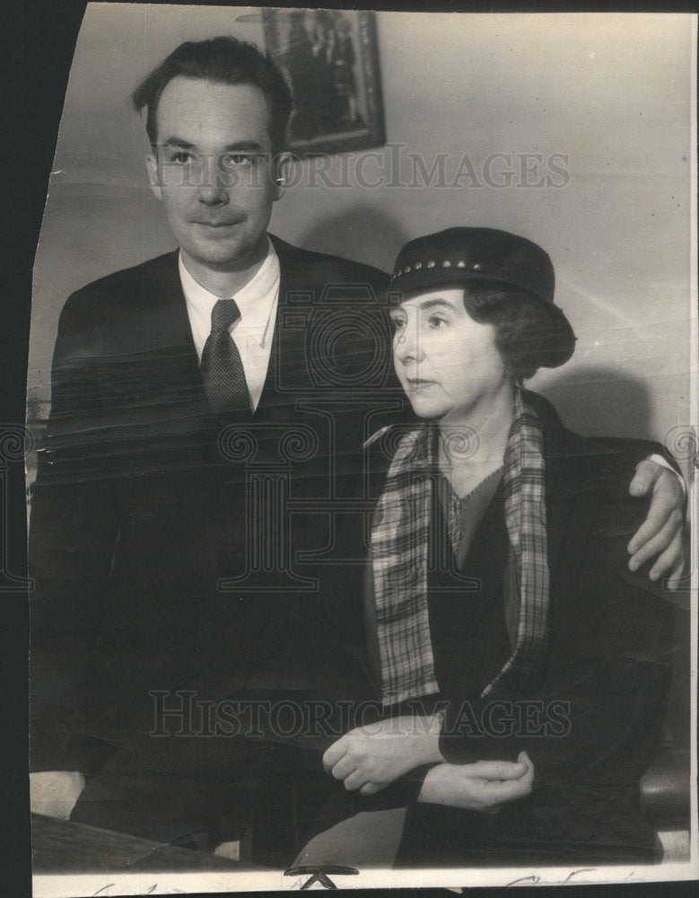 1934 David Lamson Convicted Murderer, Sister Margaret E. Lamson - Historic Images