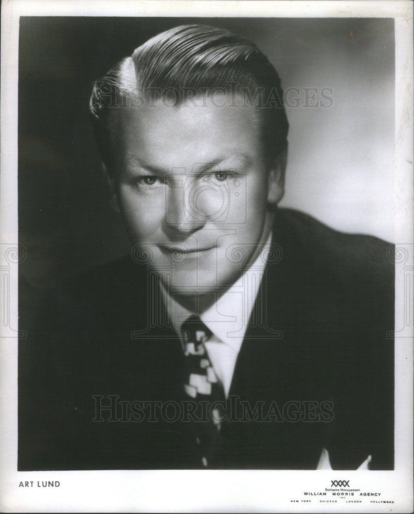 1947 Press Photo Singer Art Lund - RSC03659 - Historic Images