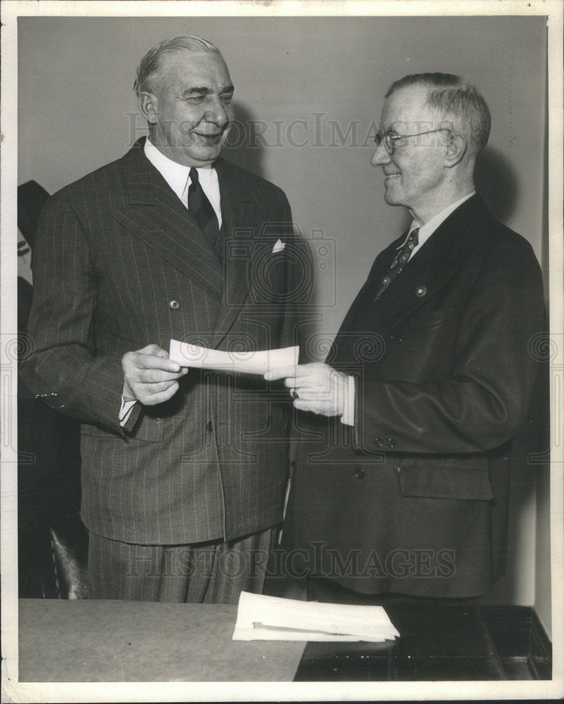 1957 Herbert Lorber Maurice Lynch Chicago Federation Labor Cook-Historic Images