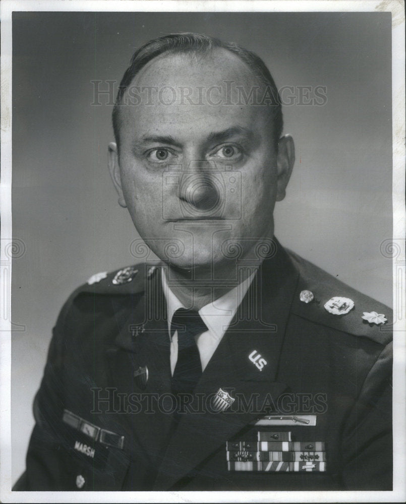 1975 Lt. Col. Nelson Marsh United States Army&#39;s Chicago Commander-Historic Images