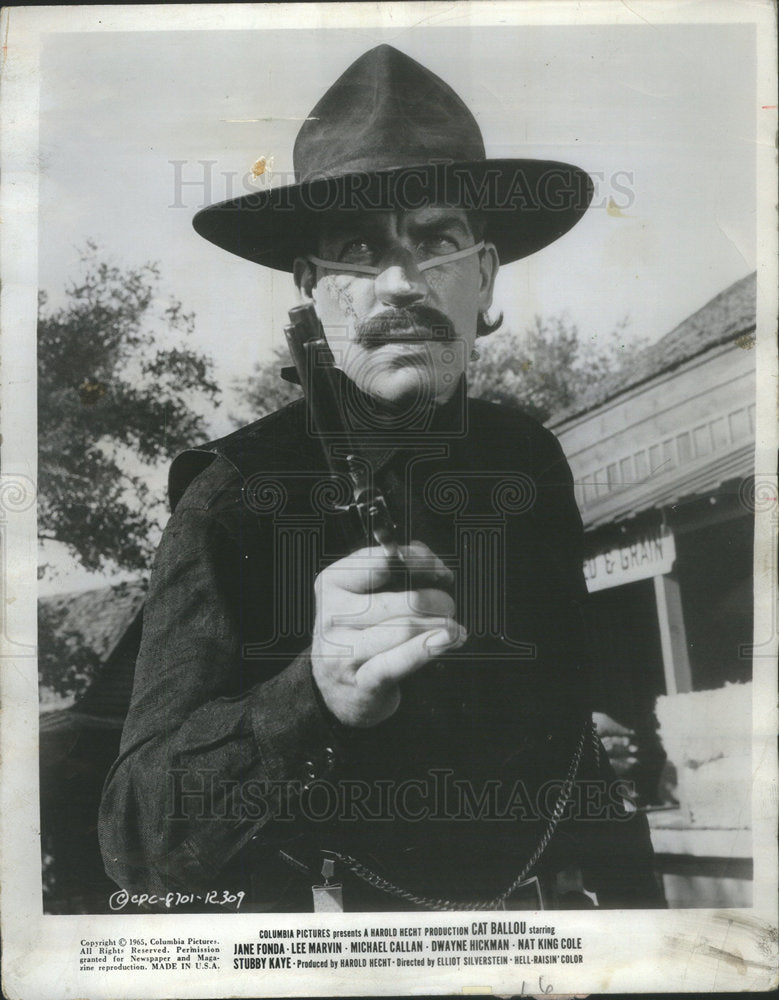 1965 Actor Lee Marvin Strawn Cat Ballou Movie-Historic Images