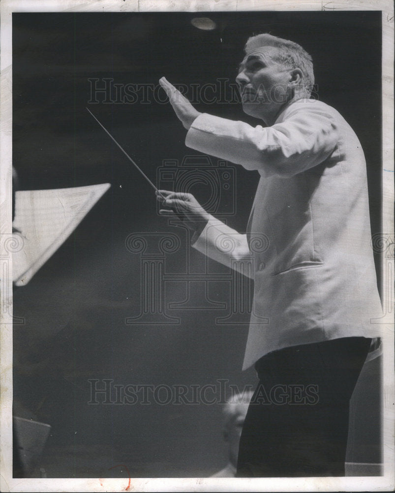 1962 Press Photo Jean Martinon French Conductor Composer Musician - RSC04779 - Historic Images