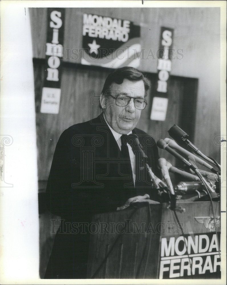 1984 AFL Reagan team Enemies Woman CIO President Lane Kirkland Work-Historic Images