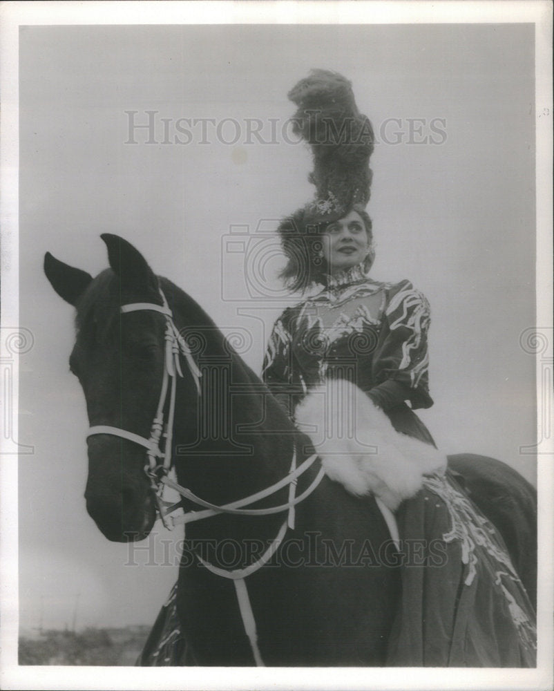 1955 Crown Jewel Fay Kirkwood Royal Family Horse-Historic Images